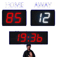 12 Away Sticker