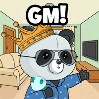 Gm Bm GIF by PandaPals