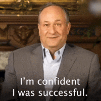 I'm confident I was successful.