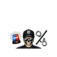 Skull Reconocido Sticker