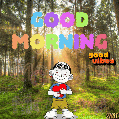 Good Morning Bonjour GIF by Zhot