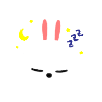 Sleepy Good Night Sticker