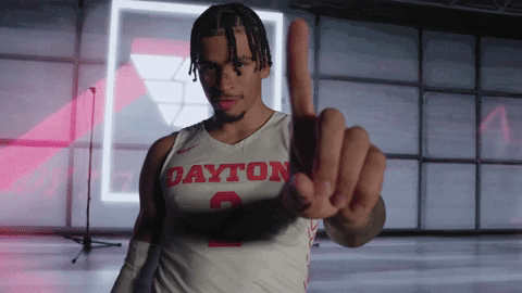 Mens Basketball Sport GIF by Dayton Flyers