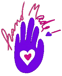 Hand Made Love Sticker