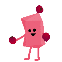 Happy Fruit Sticker by Duschbrocken