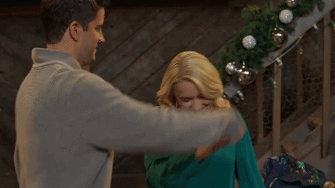 Happy Emily Osment GIF by Hallmark Mystery