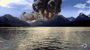 End Of The World Volcano GIF by TheDreamTeam 