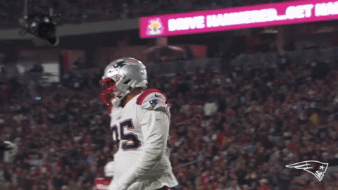 Football Hug GIF by New England Patriots