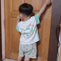 Knock GIF by haebom