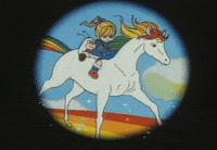 rainbow brite 80s GIF