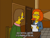 Speaking Season 17 GIF by The Simpsons