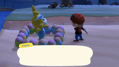 Animal Crossing Zipper GIF by Leroy Patterson
