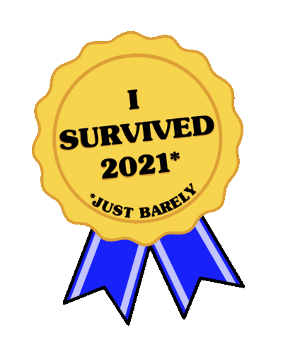 New Year Goodbye Sticker