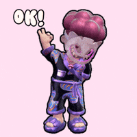 Yep Ok GIF by Party Icons