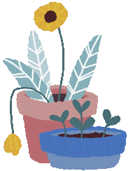 meirha flowers chill plants calm Sticker