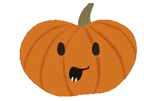 Halloween Orange Sticker