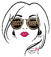 Boss Babe Sticker by Carrie Berkk | Carrie's Chronicles
