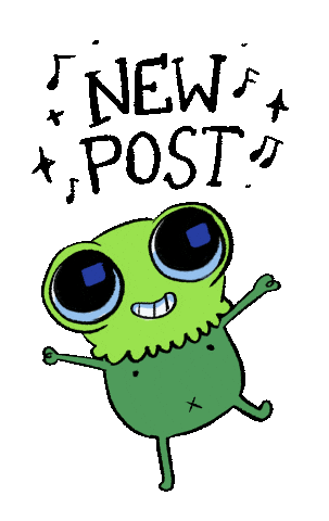 New Post Frog Sticker