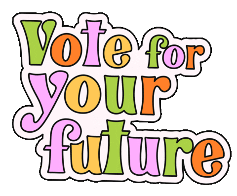 Voting Presidential Election Sticker by Nora Fikse