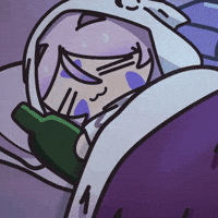 Snowballneko sleeping genshin impact genshin impact GIF