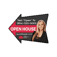 Open House Lfr Sticker by Laurie Reader Real Estate