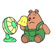 Sweating Summer Solstice Sticker
