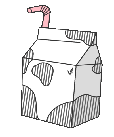 Milk Bereadyfortomorrow Sticker by iWhiteKorea