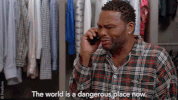 Scared Phone Call GIF by grown-ish
