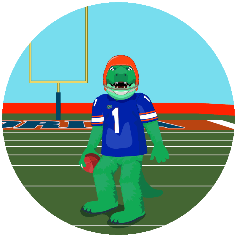 College Football Florida Sticker by Wells Fargo
