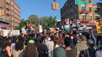 Hundreds Hold Protest in Brooklyn's Bay Ridge Neighborhood Over Violence in Gaza