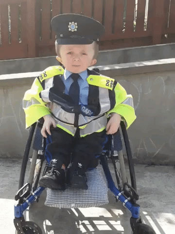Adorable 'Police Sergeant' Gives Social Distancing Advice