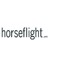 Horseflight hf greenwing hflogo internationalhorseshipping Sticker