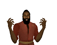 Angry James Harden Sticker by Bleacher Report