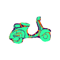 Qbab delivery vespa qbab vesoa Sticker