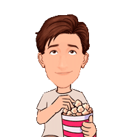 Cine Popcorn Sticker