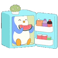 Hungry Late Night Sticker by Pudgy Penguins