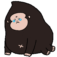 Sad Cry Sticker