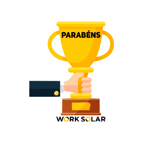 worksolar giphygifmaker parabens energiasolar wks Sticker