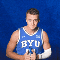 Byu Basketball Celebration GIF by BYU Cougars