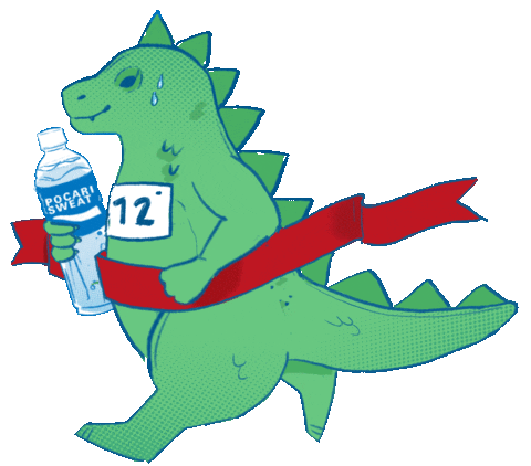 Sports Drink Running Sticker by Pocari sweat