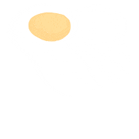 lucatoth food white home yellow Sticker