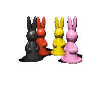 IELLO bunny bk boardgame boardgames Sticker