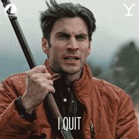 Quit Paramount Network GIF by Yellowstone