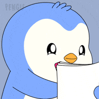 Penguin Studying GIF by Pudgy Penguins