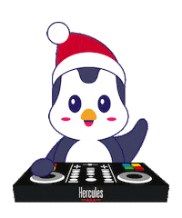 Penguin Scratching Sticker by HerculesDJ