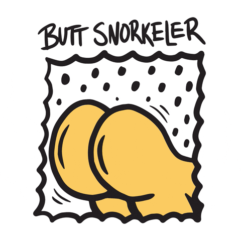 Snorkel GIF by Butt Snorkeler