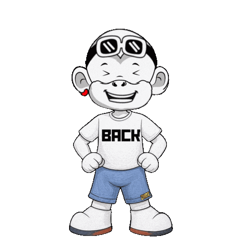 Im Back Here We Go Sticker by Zhot