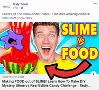 troywakelin ediblecandychallenge mysteryslime watermelonslime GIF