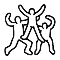 Team Doodles Sticker
