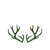 Leaf Deer Sticker by Visit Otterlo